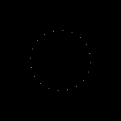 Black White Minimalist Wheel