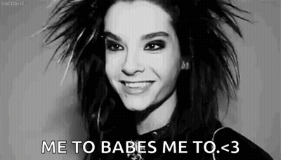 Black White Mohawk Man Me To Babes Me To <3 GIF