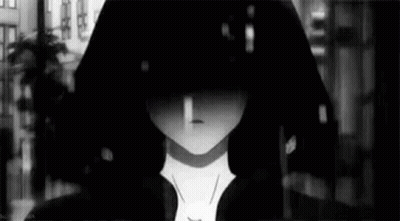 Black White Person Sitting In Bowl GIF