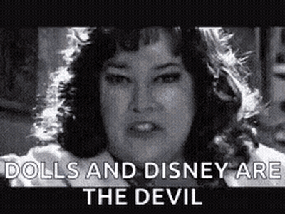 Black White Woman Discussing Dolls Disney GIF