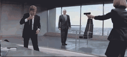 Black Widow Disguise Reveal GIF