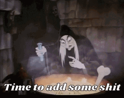 Black Witch Stirring The Pot GIF