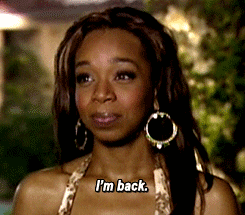 Black Woman I'm Back GIF