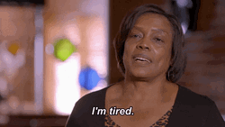 Black Woman Interviewed Im Tired GIF