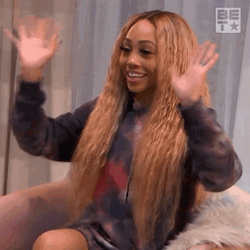 Black Woman Waving Hi GIF