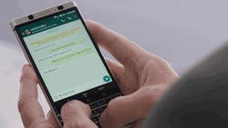 BlackBerry Smartphone Typing GIF