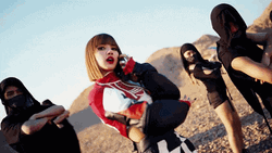  Blackpink Lisa Money Music Video Mini Skirt GIF