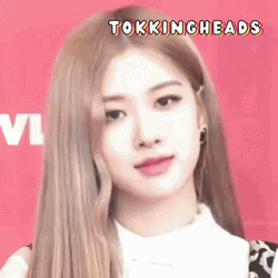 Blackpink Rose Headshake GIF