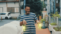 Blackprez Yellow Lightning Effects GIF
