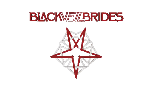 Blackveilbrides Pentagram Logo Sticker