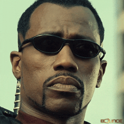 Blade Looks Other Side Always Bet On Black GIF