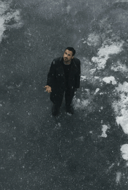 Blade Runner 2049 Snowing Officer K GIF