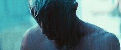 Blade Runner Roy Batty Raining GIF