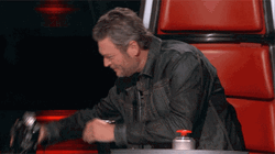 Blake Shelton Pulls Out His Megaphone GIF
