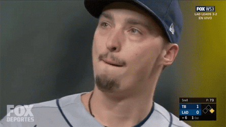 Blake Snell Disappointed Reaction GIF