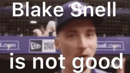 Blake Snell Is Not Good GIF