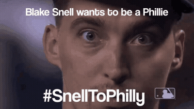 Blake Snell Wants To Be A Phillies Player And #Snelltophilly GIF