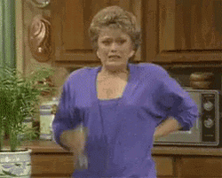 Blanche Devereaux Staying Cool GIF