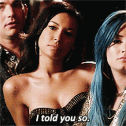 Blank Face I Told You So GIF
