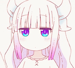 Blank Face Kanna Kamui GIF