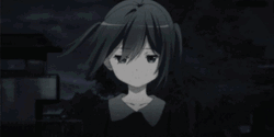 Blank Face Rikka Takanashi  GIF