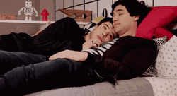 Blas And Junior In Bed Gay Hug GIF