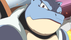 Blastoise Attacking Unleashing Power GIF