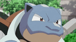 Blastoise Firing Water Cannon Pokemon GIF