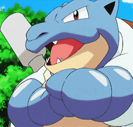 Blastoise Pokemon Talking Crossed Arms GIF