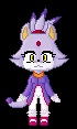 Blaze The Cat Wagging Tail GIF