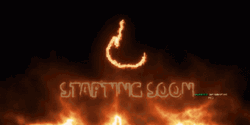 Blazing Fire Starting Soon GIF