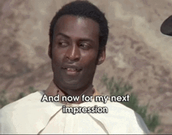 Blazing Saddles Chief Bart Making Impressions GIF
