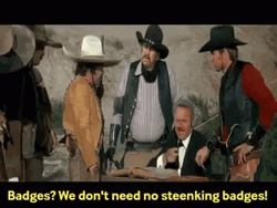 Blazing Saddles Hedley Lamarr  No Badges GIF