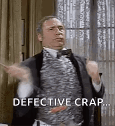 Blazing Saddles Mel Brooks Defective Crap GIF