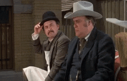 Blazing Saddles Randolph Scott Cowboy Hat GIF