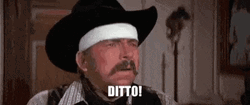 Blazing Saddles Slim Pickens Ditto GIF