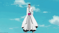 Bleach Floating Aizen  GIF