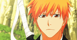 Bleach Ichigo Kurosaki Staring GIF