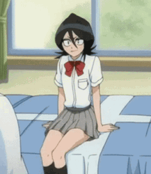 Bleach Rukia Kuchiki Sitting