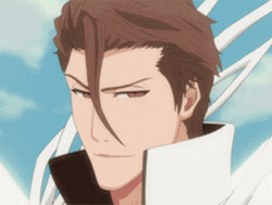 Bleach Smiling Aizen GIF