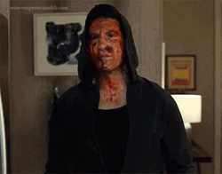 Bleeding Frank Castle The Punisher GIF