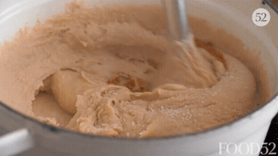 Blender Used In Pot With Number 52 GIF