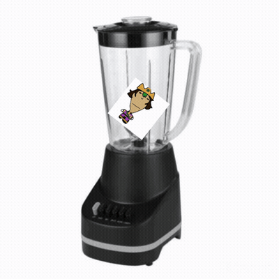 Blender With King Sticker GIF