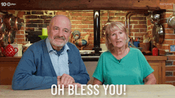 Bless You Old Man And Woman Moment GIF