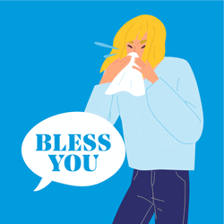 Bless You Sneeze Animation GIF