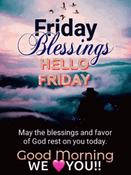 Blessed Friday Sea Of Clouds GIF