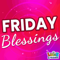 Blessed Friday Sparkly Background GIF