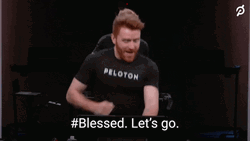 #Blessed Let's Go Joggers GIF