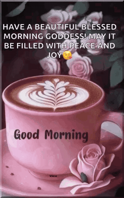 Blessed Morning Goddess Peace Joy GIF
