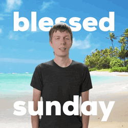 Blessed Sunday Pleasant Day Beach Front GIF